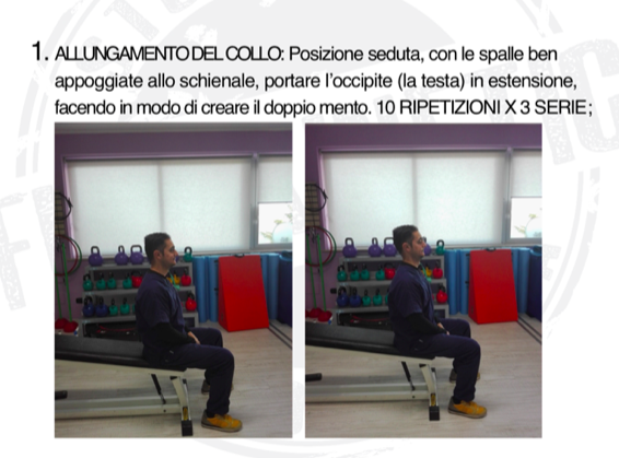 cervicalgia esercizi allungamento
